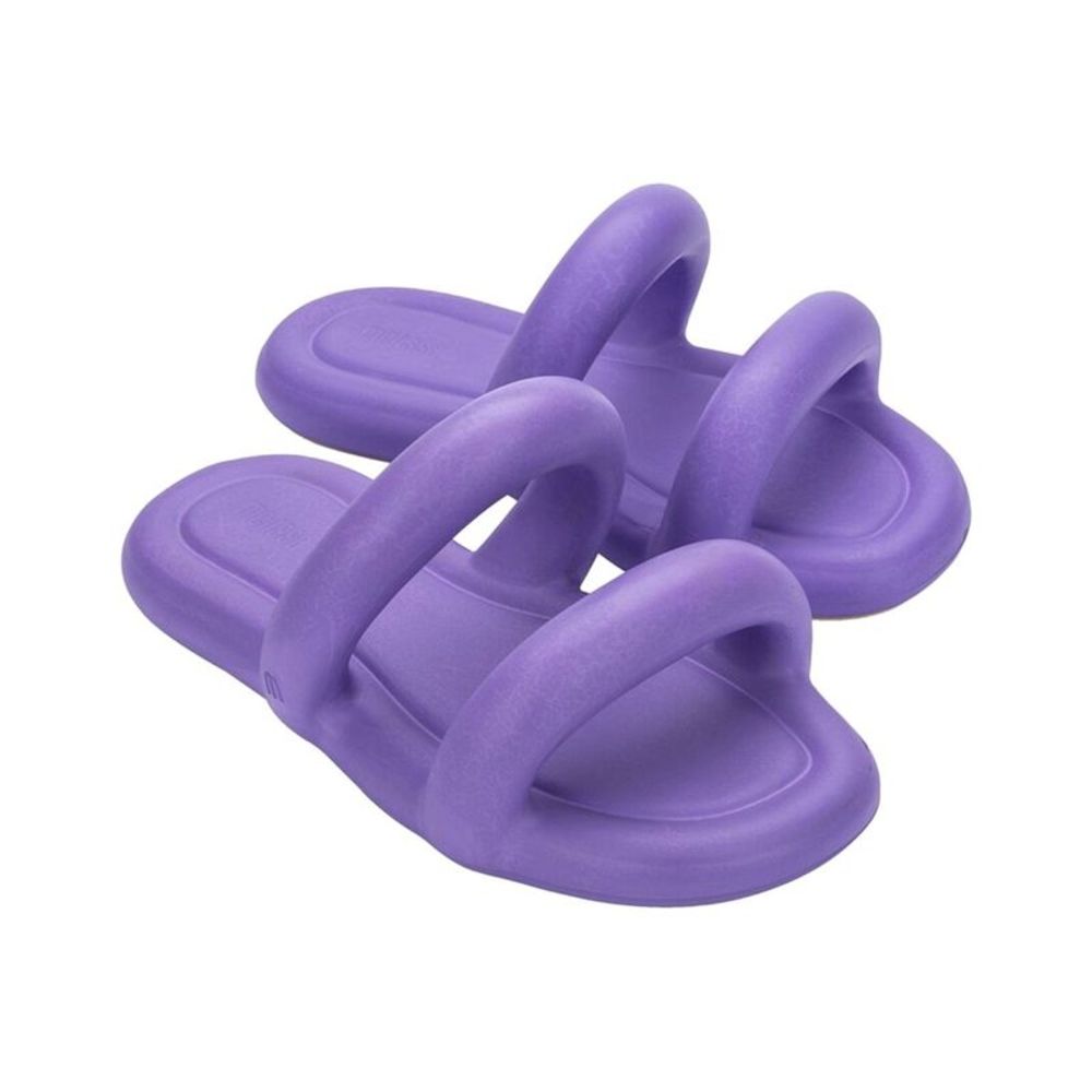 Melissa Purple Double-Strap Foam Slide Sandals